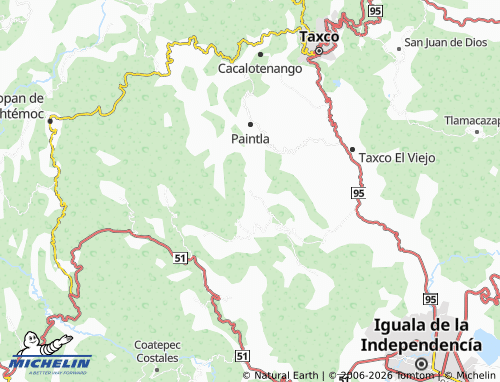 Mapa MICHELIN Huixtac - ViaMichelin