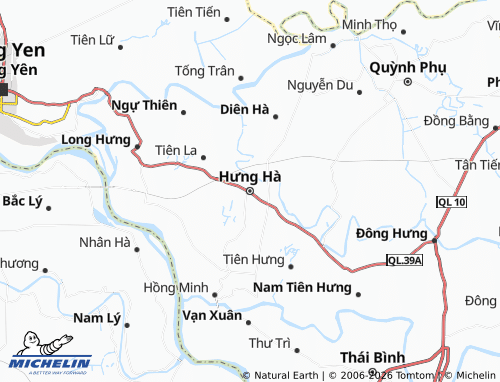 Mapa MICHELIN Hưng Hà - ViaMichelin