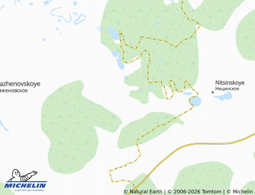 MICHELIN-Landkarte Gulyayeva - ViaMichelin