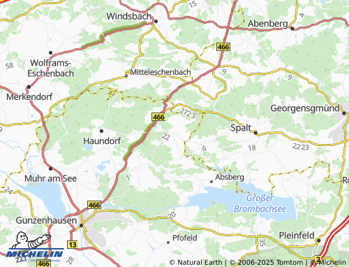 Kaart MICHELIN Kalbensteinberg - ViaMichelin