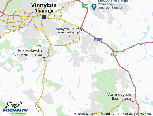 Mappa MICHELIN Khyzhyntsi - ViaMichelin