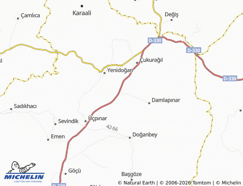 MICHELIN Karabayat map - ViaMichelin