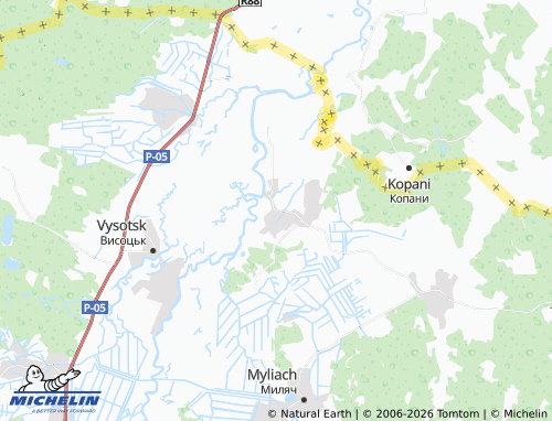 MICHELIN-Landkarte Udrytsk - ViaMichelin