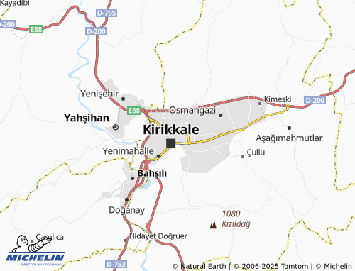 MICHELIN Tepebaşı map - ViaMichelin