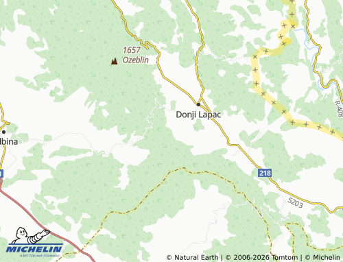 Mapa MICHELIN Oraovac - ViaMichelin