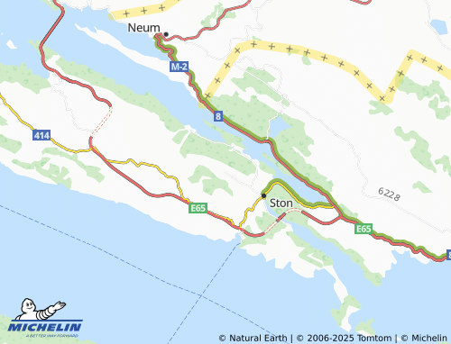 MICHELIN Česvinica map - ViaMichelin