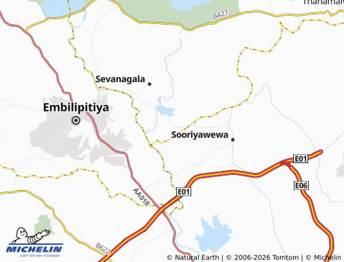 Mappa MICHELIN Mahagama - ViaMichelin