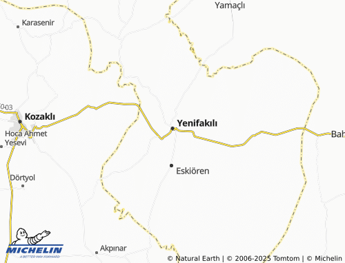 MICHELIN Yeni map - ViaMichelin