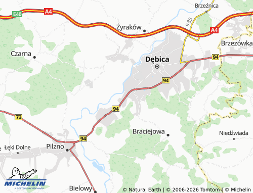 Carte MICHELIN Latoszyn - ViaMichelin