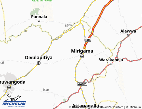 Mappa MICHELIN Nariyamulla - ViaMichelin