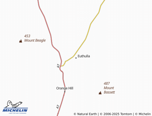 Mapa MICHELIN Euthulla - ViaMichelin