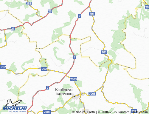 MICHELIN Branichevo map - ViaMichelin