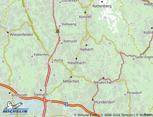 Mappa MICHELIN Haselbach - ViaMichelin