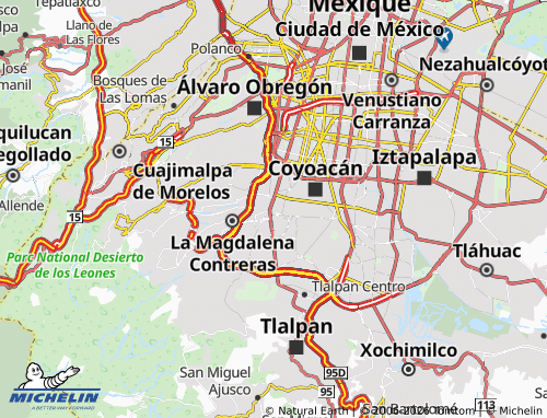 Mapa MICHELIN Copilco El Bajo - ViaMichelin