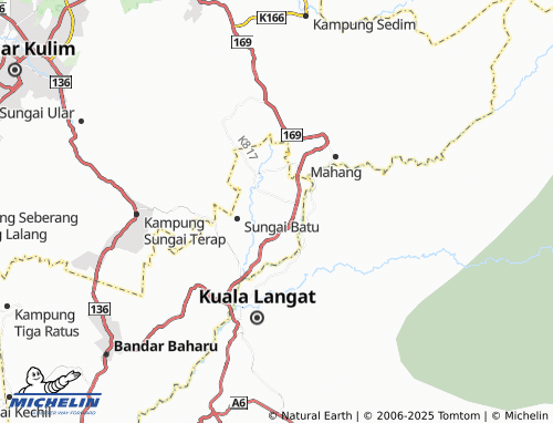 MICHELIN Kampung Bagan Kerbau map - ViaMichelin