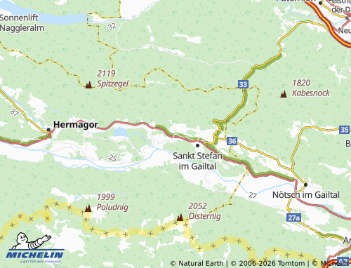 MICHELIN Köstendorf map - ViaMichelin