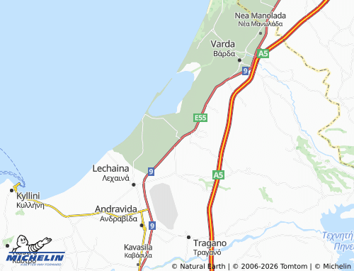 Carte MICHELIN Areti - ViaMichelin