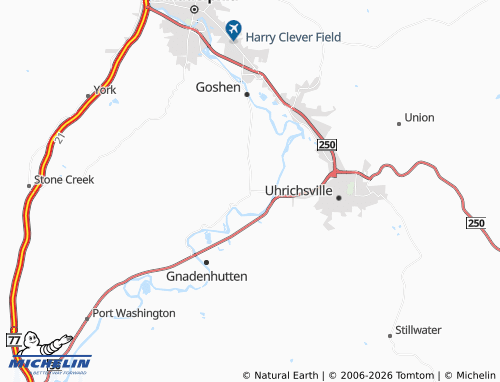 Mapa MICHELIN Tuscarawas - ViaMichelin