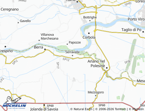 MICHELIN Serravalle map - ViaMichelin