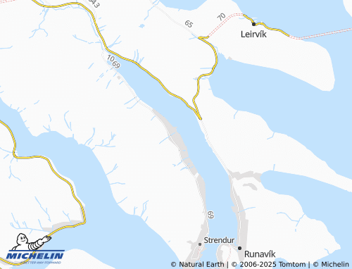 Carte MICHELIN Skála - ViaMichelin