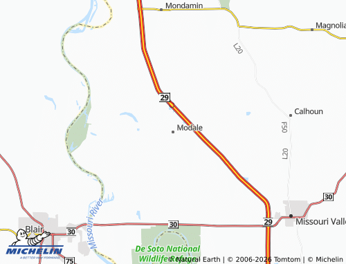 Mapa MICHELIN Modale - ViaMichelin