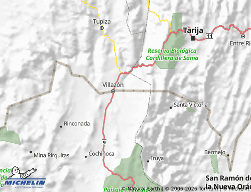 MICHELIN Yavi map - ViaMichelin