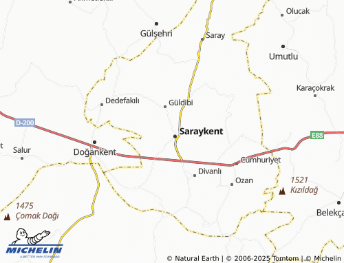 MICHELIN Büyük Camii map - ViaMichelin