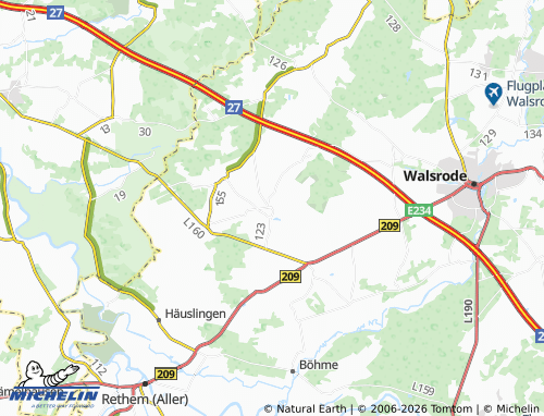 MICHELIN Vethem map - ViaMichelin
