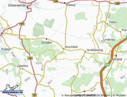 Mappa MICHELIN Hirschfeld - ViaMichelin