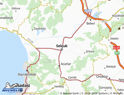 Mappa MICHELIN İsa Bey - ViaMichelin
