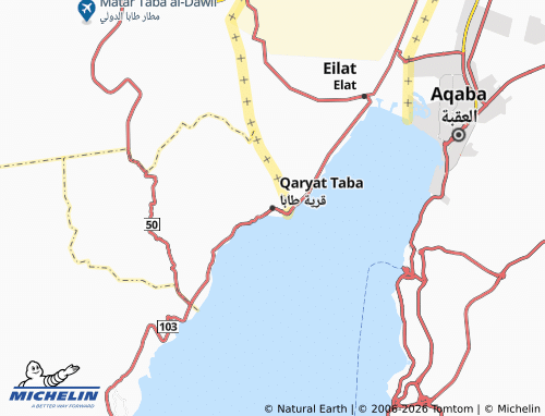 MICHELIN Qaria Taba map - ViaMichelin