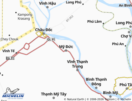 Mapa MICHELIN Mỹ Đức - ViaMichelin