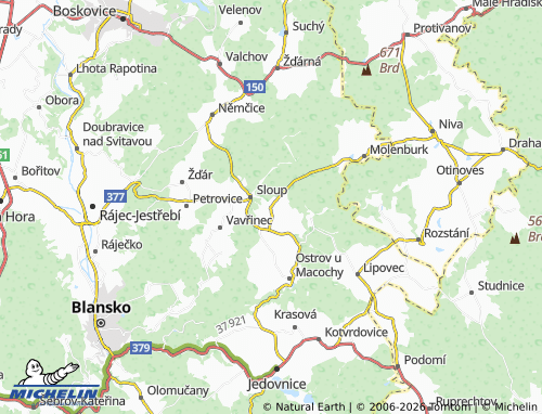 Mappa MICHELIN Šošůvka - ViaMichelin
