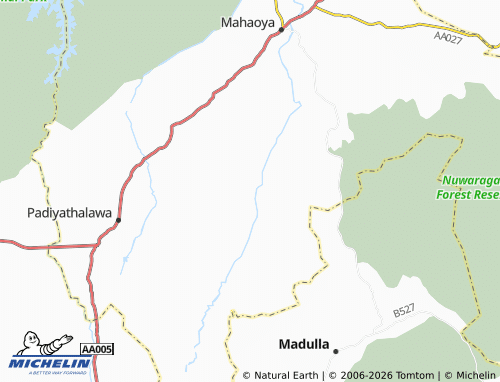 MICHELIN Lahugala1 map - ViaMichelin