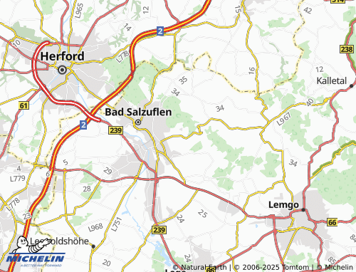 MICHELIN Breden map - ViaMichelin