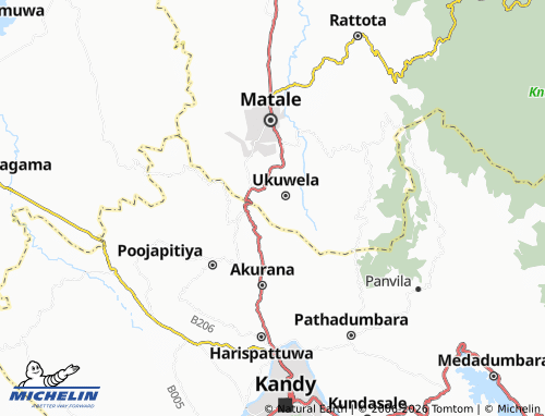 Mapa MICHELIN Bowatta - ViaMichelin