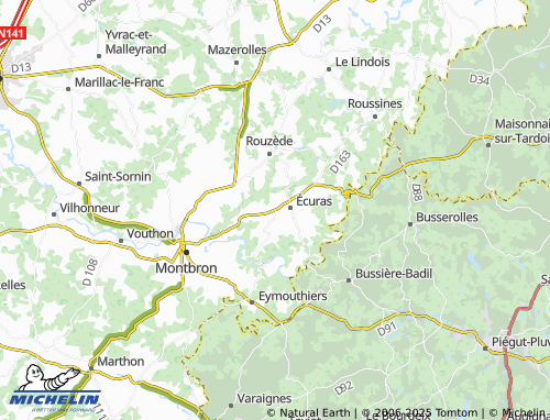 Carte MICHELIN Chatain-Besson - ViaMichelin