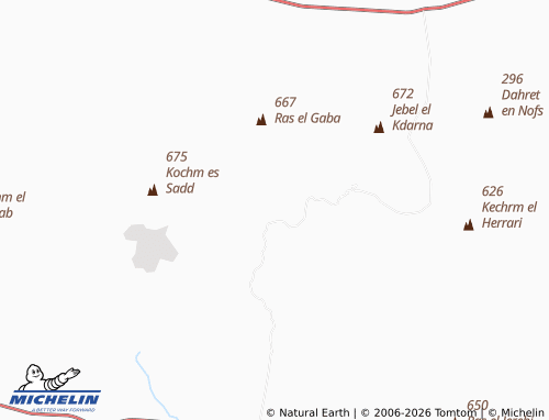 MICHELIN Tinzegt map - ViaMichelin