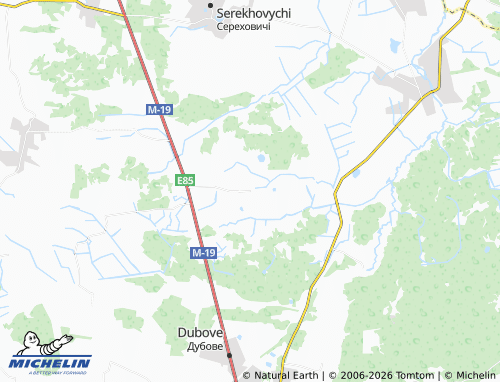 Mapa MICHELIN Oblapy - ViaMichelin