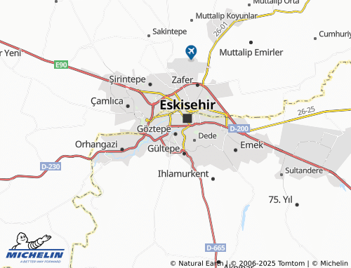 MICHELIN Göztepe map - ViaMichelin