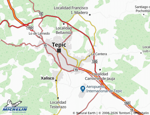 MICHELIN-Landkarte Lomas del Encanto - ViaMichelin