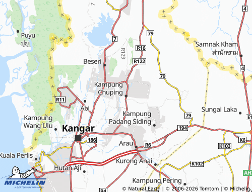 Mapa MICHELIN Kampung Chuping - ViaMichelin