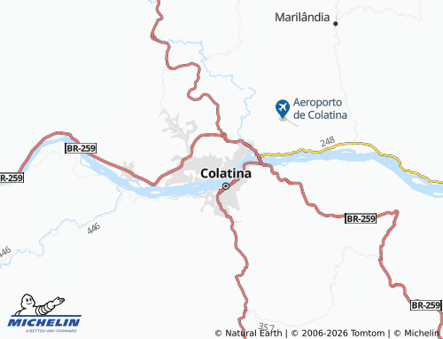 MICHELIN Lace map - ViaMichelin