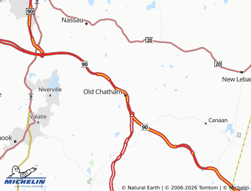 Mapa MICHELIN Old Chatham - ViaMichelin