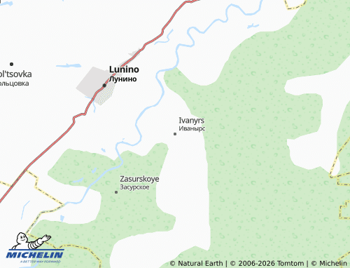 MICHELIN-Landkarte Ivanyrs - ViaMichelin