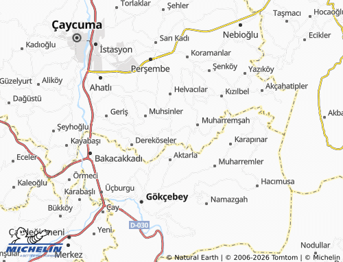MICHELIN Başat map - ViaMichelin