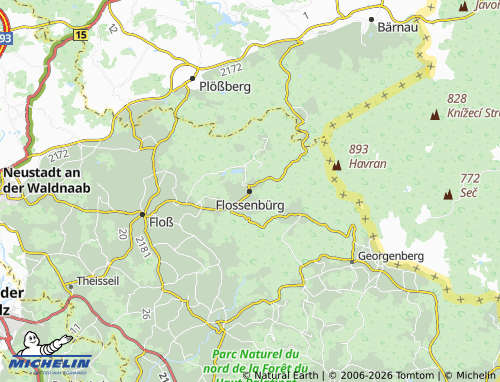 Mappa MICHELIN Flossenbürg - ViaMichelin