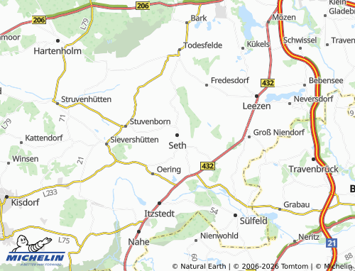 MICHELIN Seth map - ViaMichelin