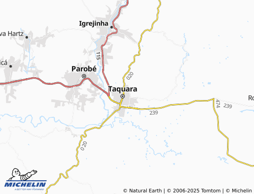 MICHELIN Petrópolis map - ViaMichelin