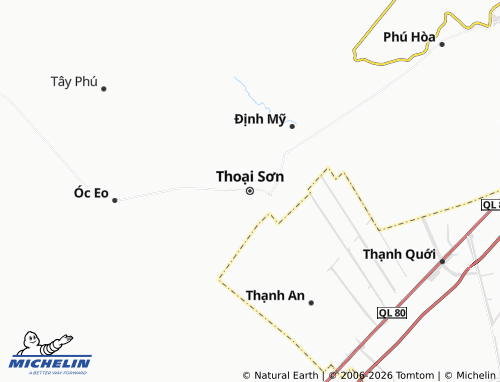 Mapa MICHELIN Thoại Giang - ViaMichelin